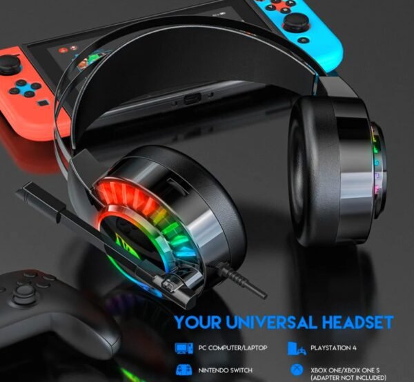 Diademas Gamer G605 Iluminacion RGB - USB 7.1