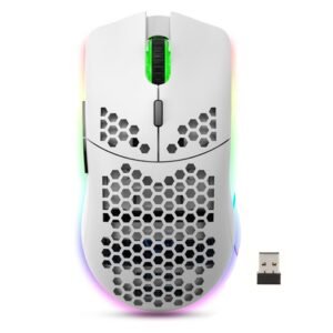 Mouse Gamer Inalámbrico K-snake Bm600 White